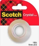 Scotch Crystal Klebefilm kristall-klar 19,0 mm x 25,0 m 1 Rolle