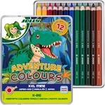 JOLLY X-BIG Adventure Colours Buntstifte farbsortiert, 12 St.