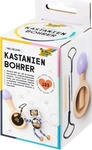folia Bastelset Kastanienbohrer-Set natur/flieder