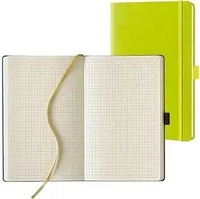 Lediberg Notizbuch Tucson ca. DIN A5 kariert, lemongreen Hardcover 240 Seiten, 1 St.