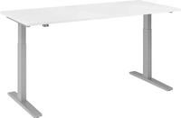HAMMERBACHER XMKA12 elektrisch h&ouml;henverstellbarer Schreibtisch wei&szlig;...