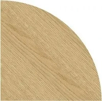 HAMMERBACHER Verbindungsplatte KP91 eiche, dreieckig abgerundet 80,0 x 80,0 x...