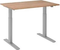 HAMMERBACHER XMKA12 elektrisch h&ouml;henverstellbarer Schreibtisch nussbaum...