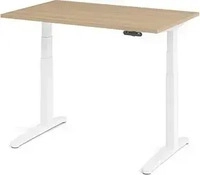HAMMERBACHER XBHM12 elektrisch h&ouml;henverstellbarer Schreibtisch eiche rechteckig,