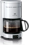 BRAUN KF 47/1 Classic Kaffeemaschine wei&szlig;, 10 Tassen
