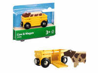 BRIO® Tierwagen mit Kuh 33406 Spielzeugeisenbahnen