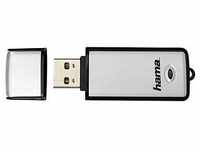 hama USB-Stick Fancy silber, schwarz 128 GB