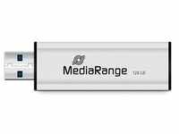 MediaRange USB-Stick schwarz, silber 128 GB MR918