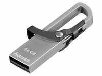 hama USB-Stick Hook-Style grau 64 GB 123922