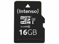 Intenso Speicherkarte microSDHC Professional 16 GB 3433470