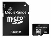 MediaRange Speicherkarte micro SDHC 8 GB MR957