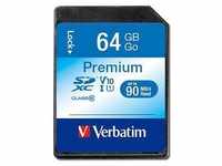 Verbatim Speicherkarte SDXC-Card Premium 64 GB 44024