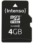 Intenso Speicherkarte microSDHC-Card Class 4 4 GB