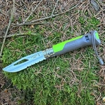 OPINEL Klappmesser No. 8 FLUO gr&uuml;n, 1 St. gr&uuml;n/grau