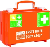 S&Ouml;HNGEN Erste-Hilfe-Koffer Quick-CD Schule orange