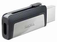 SanDisk USB-Stick Ultra Dual Drive USB Type-C silber, grau 64 GB