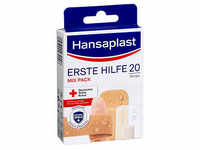 Hansaplast Pflaster ERSTE HILFE MIX beige, weiß, 20 St.