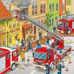 Ravensburger Feuerwehreinsatz Puzzle, 3 x 49 Teile