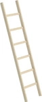 MUNK Anlegeleiter 33106 natur 6 Sprossen, H: 192,0 cm