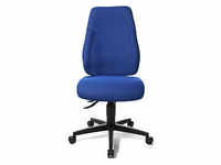 Topstar Bürostuhl Lady Sitness®, LT0BK BC6 Stoff blau, Gestell schwarz