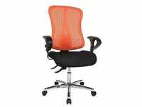 Topstar Bürostuhl Sitness® 90, SITNESSHP BC01 Stoff orange, Gestell chrom