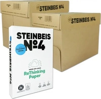 STEINBEIS Recyclingpapier No.4 DIN A4 80 g/qm 500 Blatt wei&szlig;