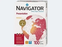 NAVIGATOR Kopierpapier Presentation DIN A4 100 g/qm 500 Blatt hochwei&szlig;