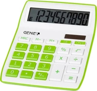 GENIE 840G Tischrechner wei&szlig;/gr&uuml;n