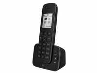 Telekom Sinus A 207 Schnurloses Telefon mit Anrufbeantworter schwarz 40316575