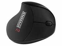 JENIMAGE EV Vertical Mouse Wireless Maus ergonomisch kabellos schwarz JI-CW-01