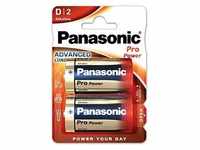 2 Panasonic Batterien Pro Power Mono D 1,5 V