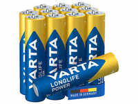 12 VARTA Batterien LONGLIFE Power Micro AAA 1,5 V