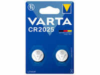 2 VARTA Knopfzellen CR2025 3,0 V 6025 101 401