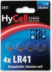 HyCell Knopfzellen LR41 Alkali-Mangan 1,5 V, 4 St.