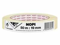 NOPI Kreppband beige 19,0 mm x 50,0 m 1 Rolle