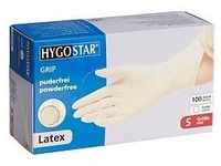 HYGOSTAR unisex Einmalhandschuhe GRIP weiß Größe S 100 St.