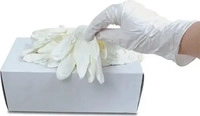 HYGOSTAR unisex Einmalhandschuhe SAFE PREMIUM wei&szlig; Gr&ouml;&szlig;e L, 100 St.