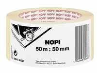 NOPI Kreppband beige 50,0 mm x 50,0 m 1 Rolle 55513-1-0