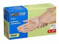HYGOSTAR unisex Einmalhandschuhe IDEAL transparent Größe S 100 St.