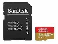 SanDisk Speicherkarte microSDHC-Card Extrem 32 GB SDSQXAF-032G-GN6MA