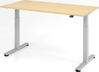 HAMMERBACHER XMST16 elektrisch h&ouml;henverstellbarer Schreibtisch ahorn...