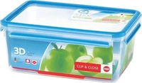 emsa Frischhaltedose CLIP & CLOSE 11,0 cm hoch transparent 3,7 l, 1 St.