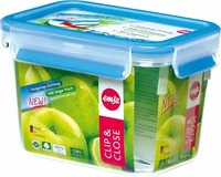 emsa Frischhaltedose CLIP & CLOSE 11,0 cm hoch transparent 1,1 l, 1 St.