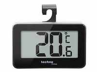 TechnoLine® WS 7012 Gefrier- & Kühlschrankthermometer schwarz