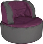 SITTING POINT Bebop SCUBA Sitzsack aubergine, anthrazit