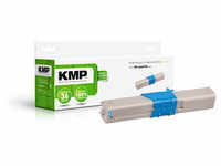 KMP O-T28 cyan Toner kompatibel zu OKI 44469706 1333,0003