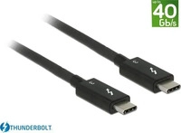 Delock 84844, DeLOCK Thunderbolt 3 USB-C-Stecker Kabel 5A 0,5 m schwarz, 1 St.