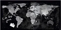 Sigel GL270, SIGEL Glas-Magnettafel artverum 91,0 x 46,0 cm World-Map