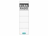 10 ELBA Einsteck-Rückenschilder weiß für 8,0 cm Rückenbreite 100420960