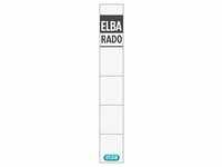 10 ELBA Einsteck-Rückenschilder weiß für 5,0 cm Rückenbreite 100420961